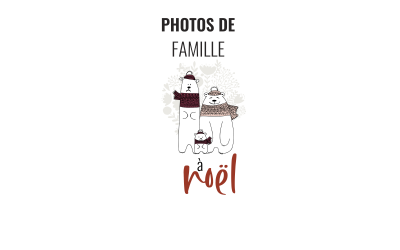 Photos de famille à Noël