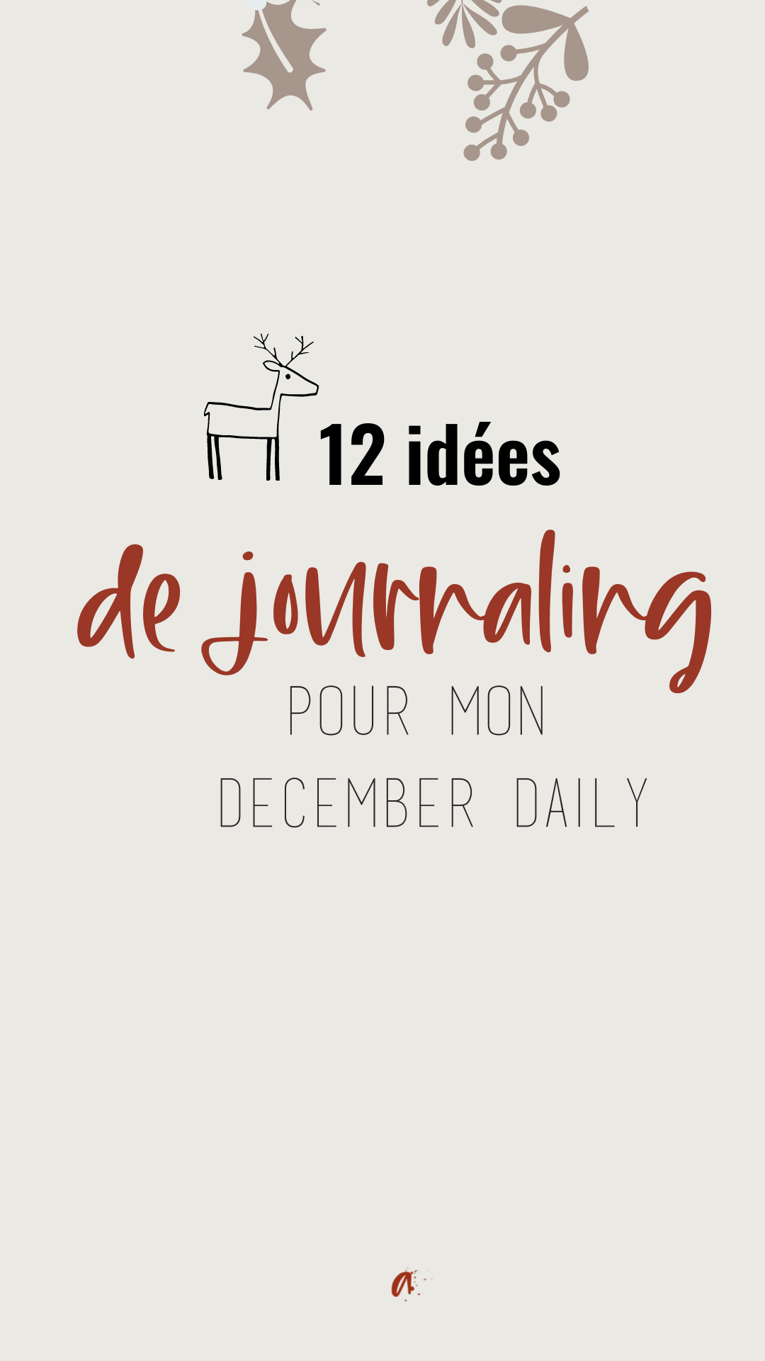 épingle pinterest 12 idées de journaling pour mon december daily