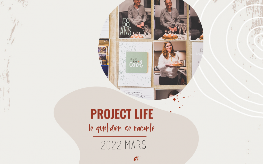 scrapbooking project life 2022 mars